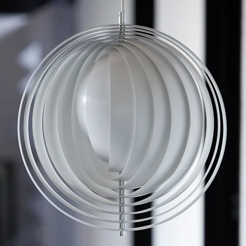 Moon Lustră Pendul Ø34 Alb - Verpan Livrare rapidă