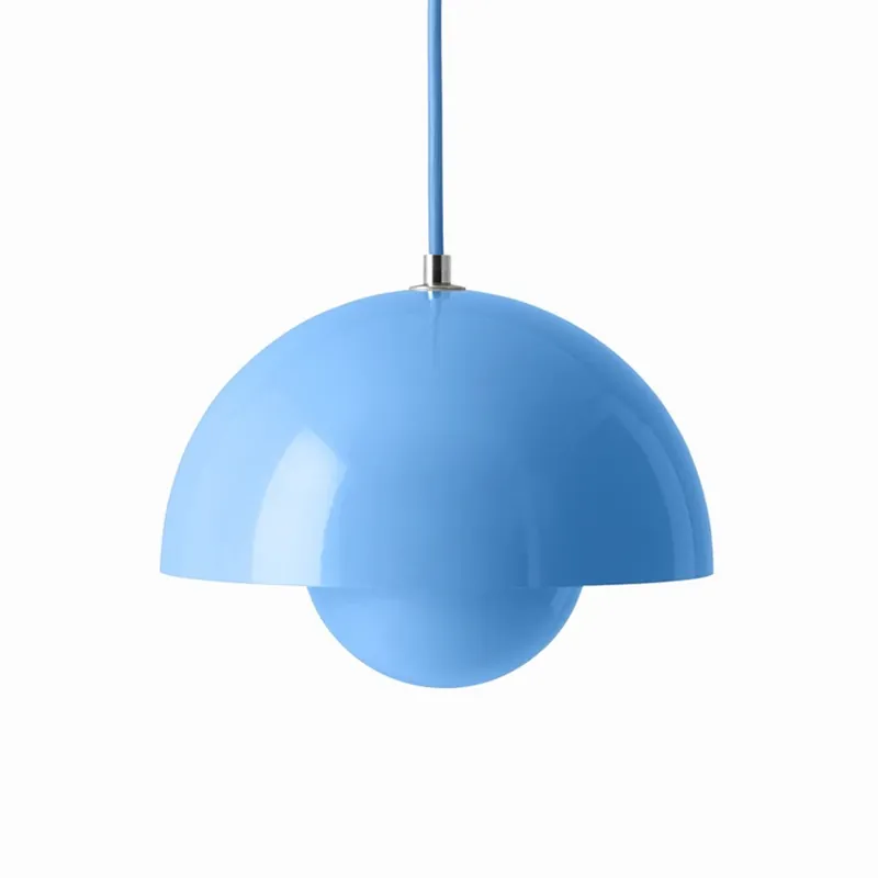 Livrare rapidă Lampă suspendată Flowerpot VP1 albastru deschis - &Tradition
