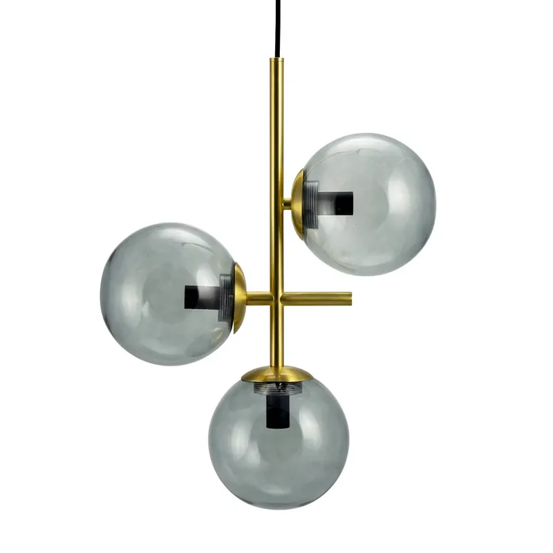 Como Lustră Pendul Smoke/Brass - Dyberg Larsen Discount