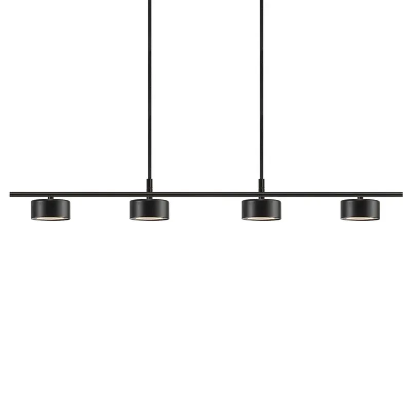 Chilipir Clyde 4 LED Lustră Pendul Long Black - Nordlux
