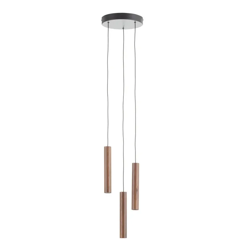 Livrare rapidă Chimes Cluster 3 Lustră Pendul Dark Oak - UMAGE
