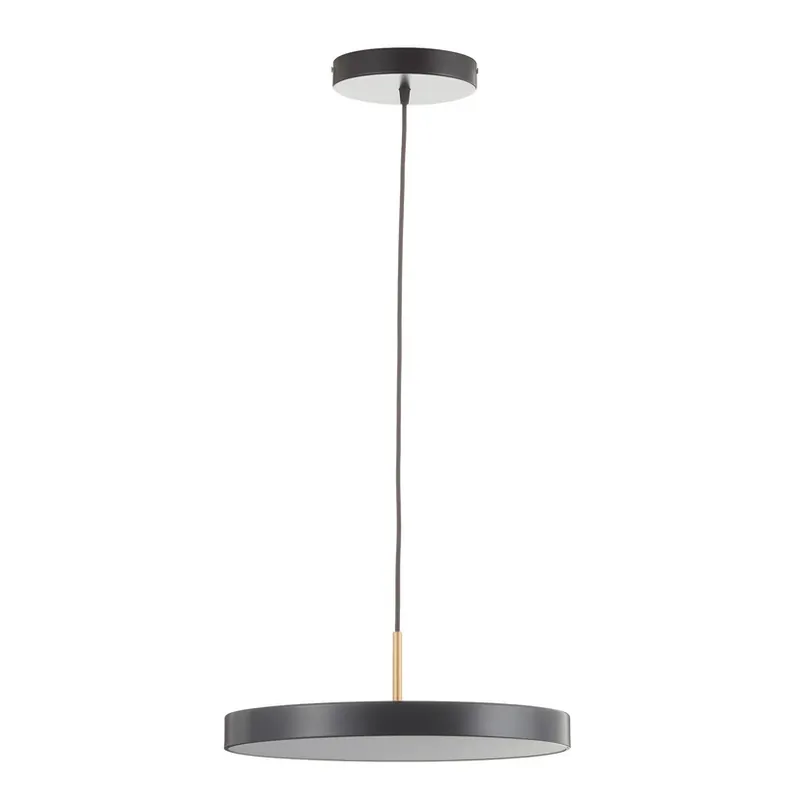Lampă suspendată Asteria Medium LED antracit/alamă 43 cm - UMAGE Promoție