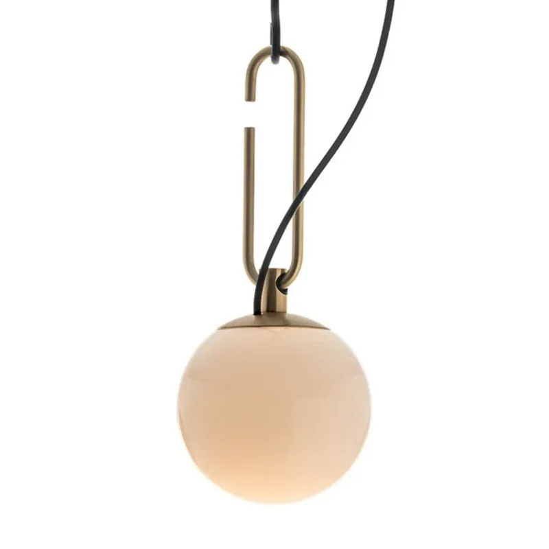 Nh 14 S Lustră Pendul Black/Brass - Artemide - Artemide Bestseller