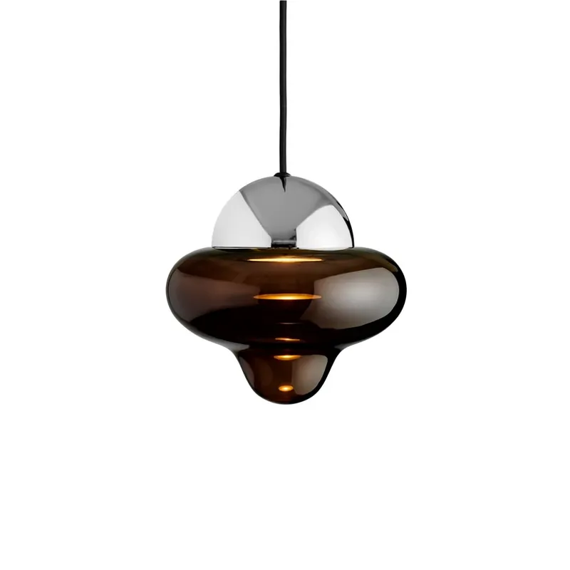 Ofertă exclusivă Lampă suspendată Nutty Maro/Crom - DESIGN BY US