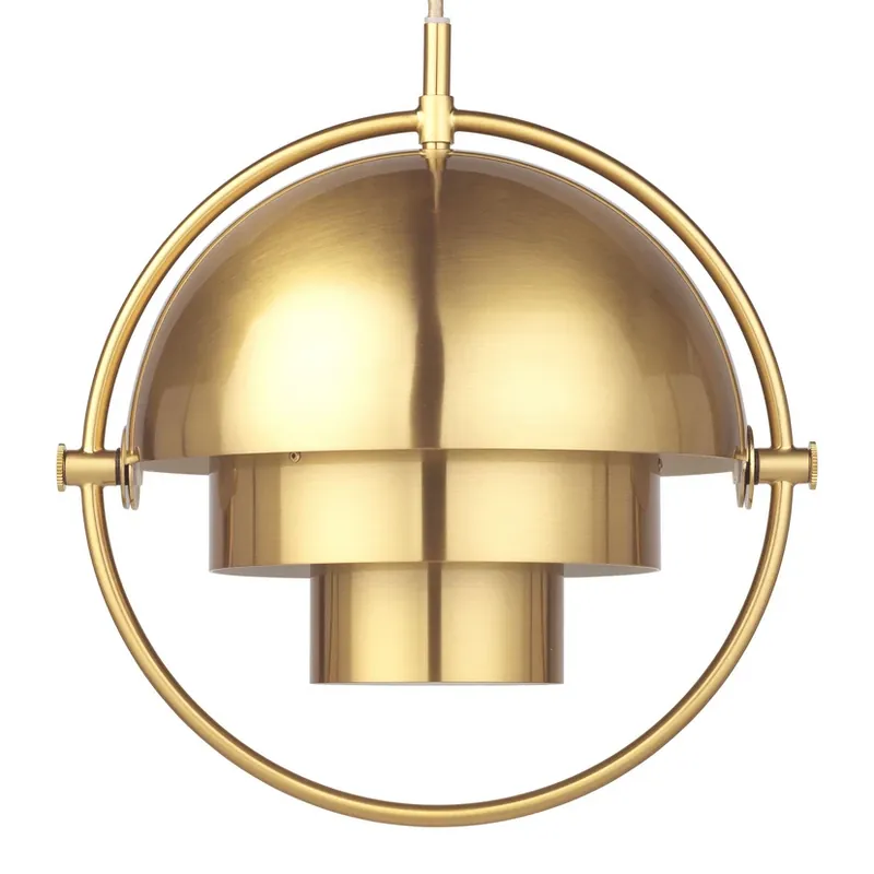 Lampă suspendată Multi-Lite S All Brass - Gubi Nu rata