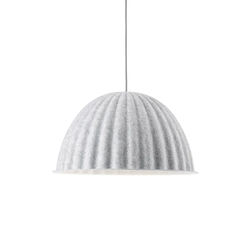 Lampa suspendată Under The Bell Ø55 White Melange - Muuto Nu rata