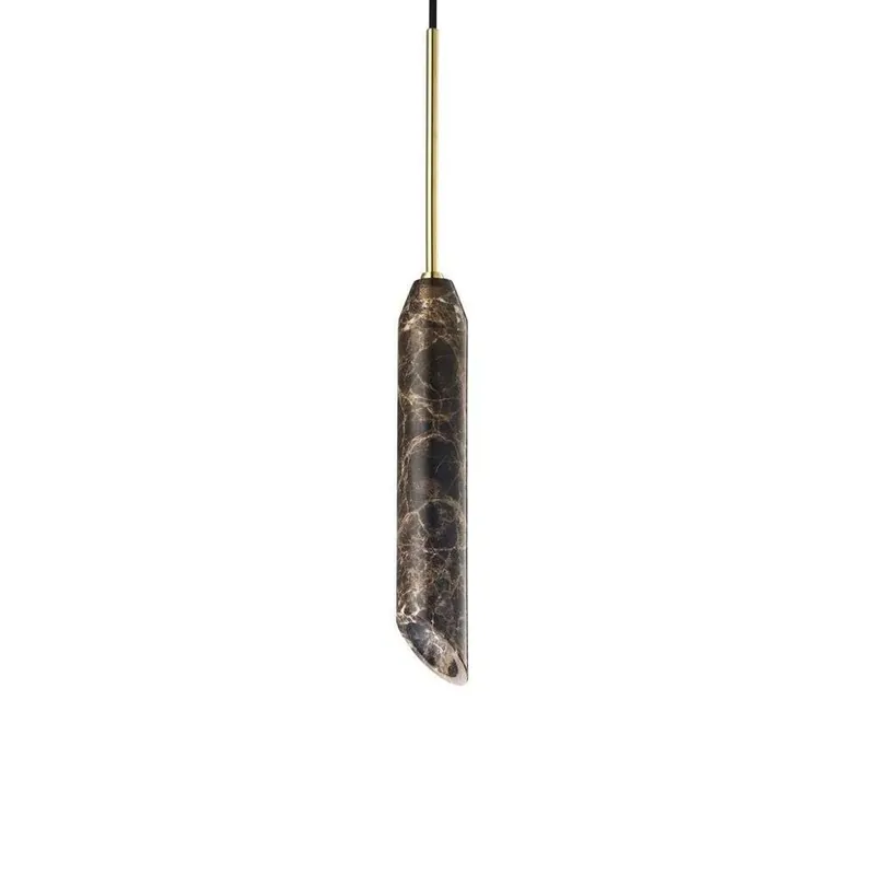 Expediere rapidă Marble Art Lustră Pendul Brown Marble - Design By Us