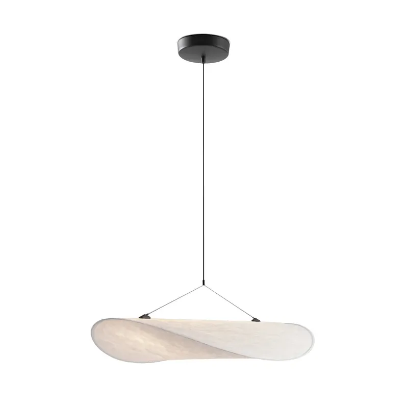 Reduceri Lampă suspendată LED Tense, Ø 70 cm, albă - New Works