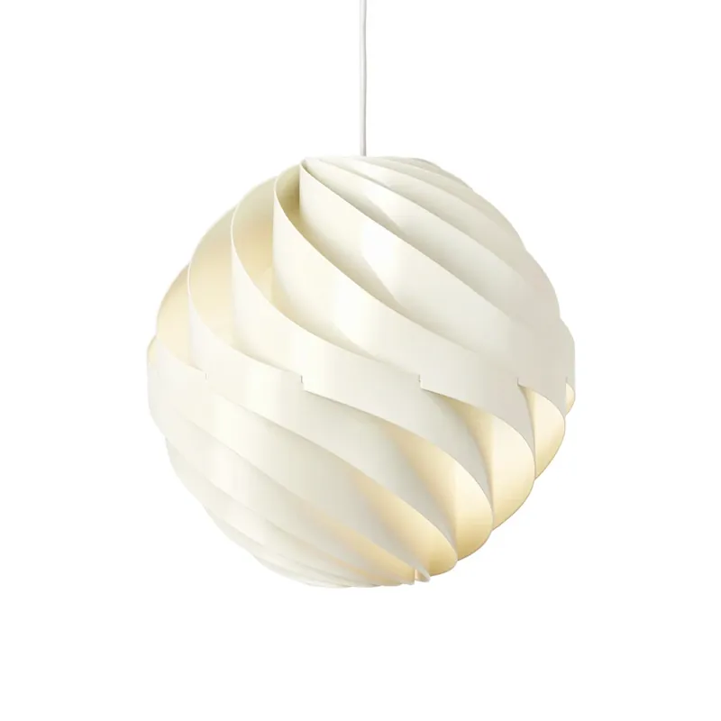 Lampă suspendată Turbo Ø36 Glossy Alabaster White/White - Gubi Cumpără online