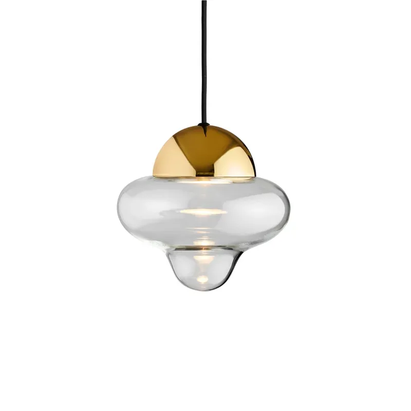 Ofertă Lampă suspendată Nutty Clear/Gold - DESIGN BY US