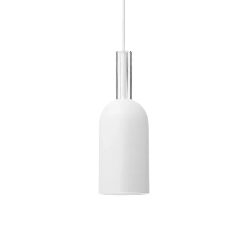 Super ofertă Luceo Cylinder Lustră Pendul Alb/Clar - AYTM