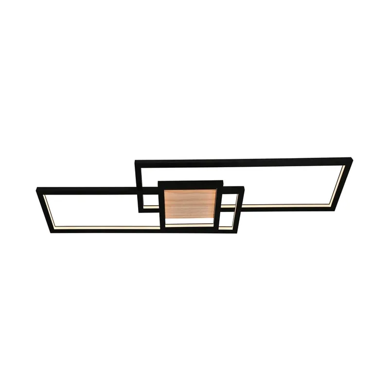 Emiljan LED Plafonieră Negru - Lindby Livrare expres
