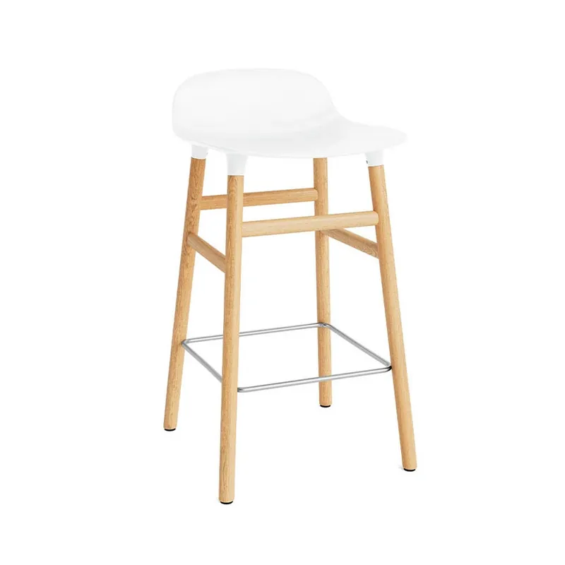 Ieftin Scaun de bar Form H65 Oak/White - Normann Copenhagen