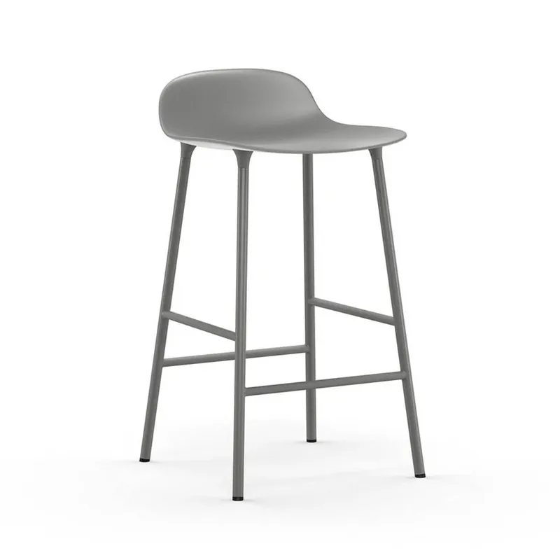 Scaun de bar Form H65 Steel/Grey - Normann Copenhagen Livrare expres