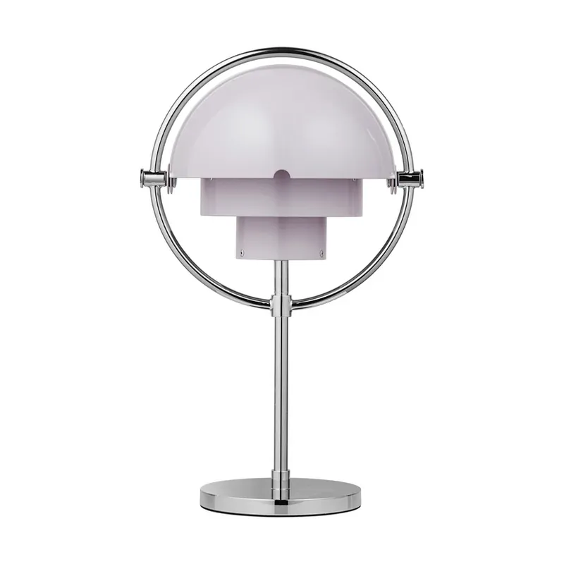 Promoție Lampa de masă portabilă Multi-Lite, crom/violet, 30 cm - Gubi
