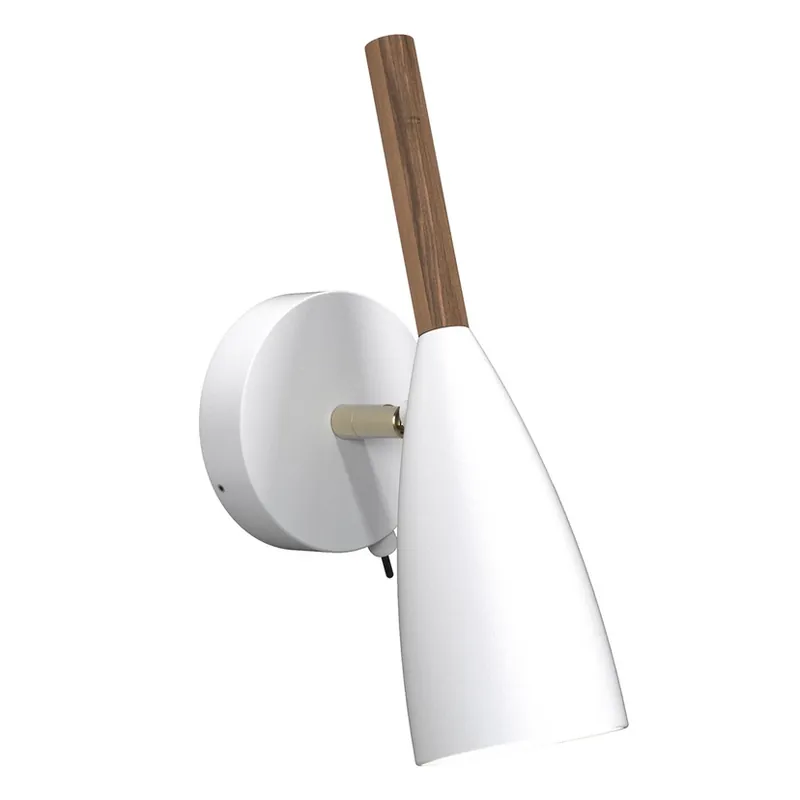Pure Aplică de Perete White/Walnut - DFTP Mai ieftin