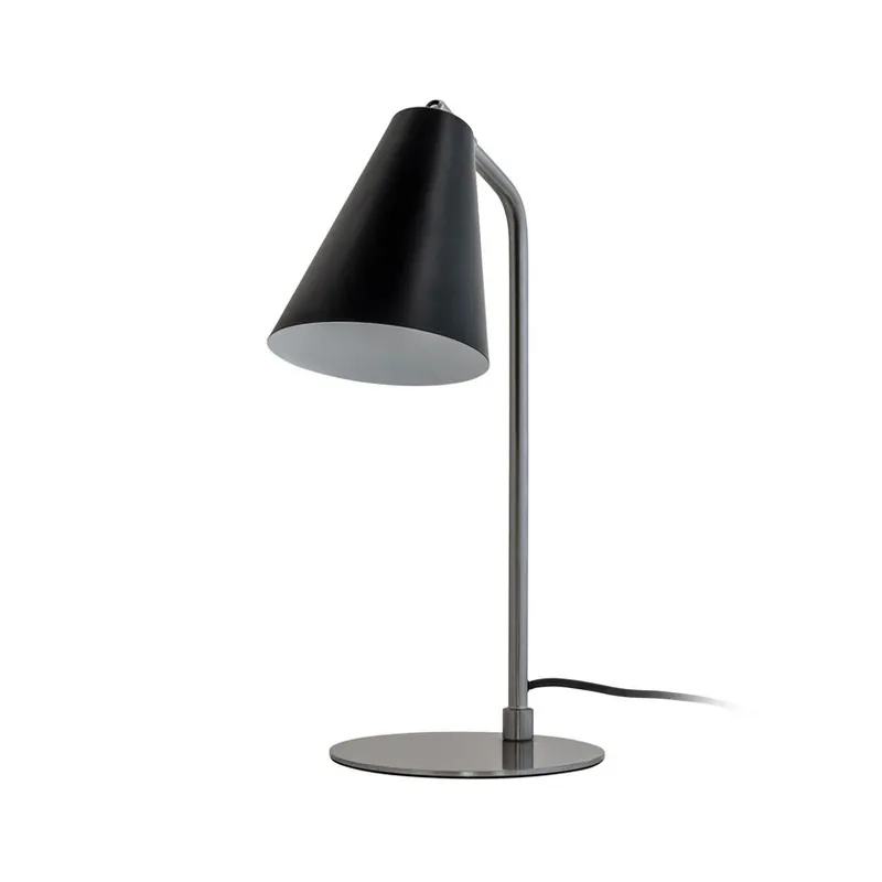 Comandă acum Oswald Veioză Black/Steel - Dyberg Larsen