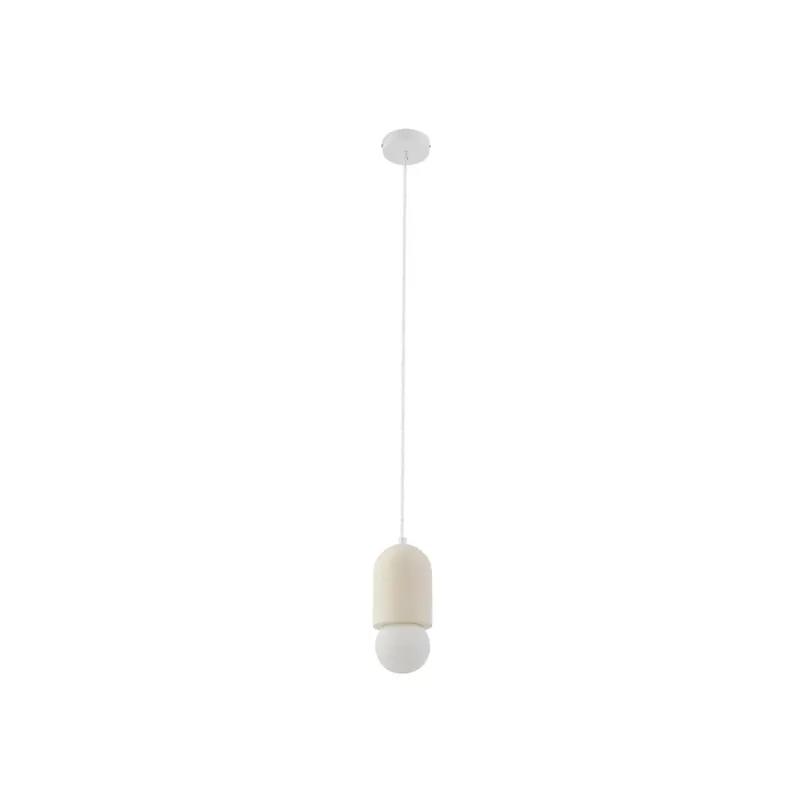Nielson lampă suspendată Ø 11 cm bej gips - Lindby Popular