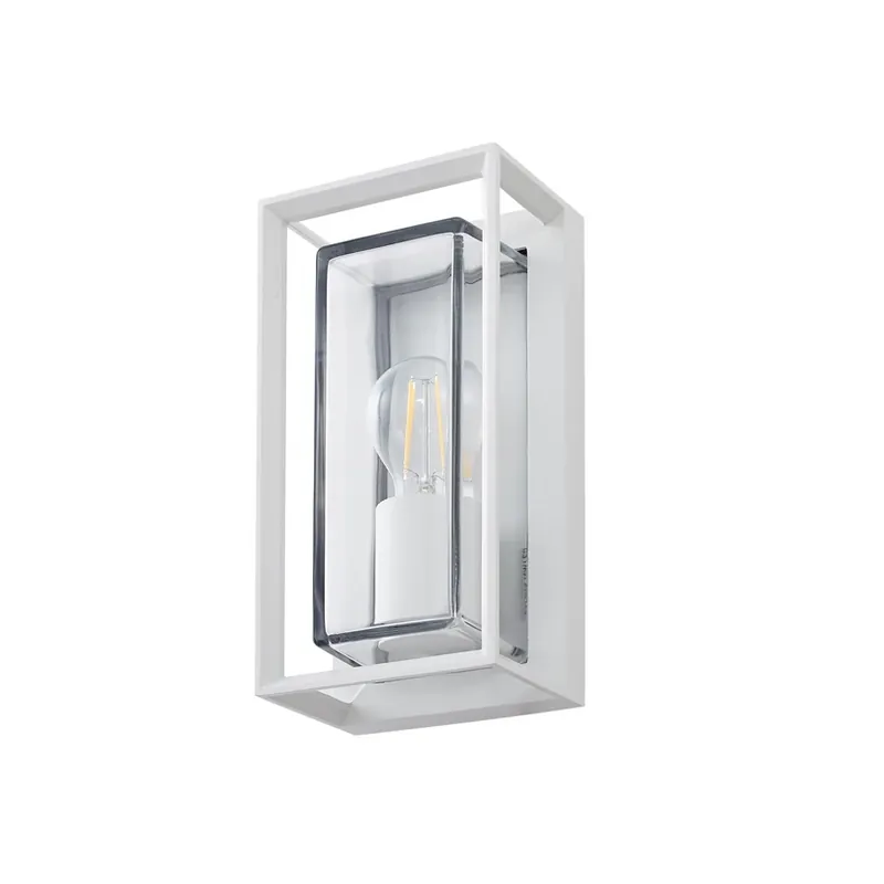 Ismera Aplică de exterior IP65 alb sticlă E27 - Arcchio Expediere rapidă