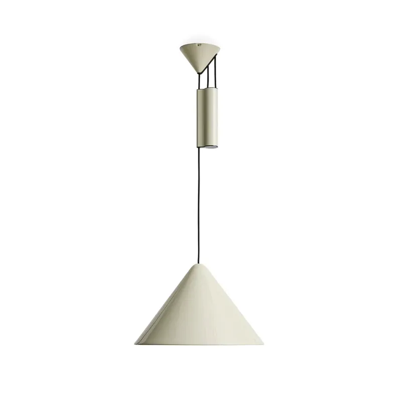 Lampă suspendată Compass, albă, Ø 43 cm, cu înălțime reglabilă - HAY Reducere specială