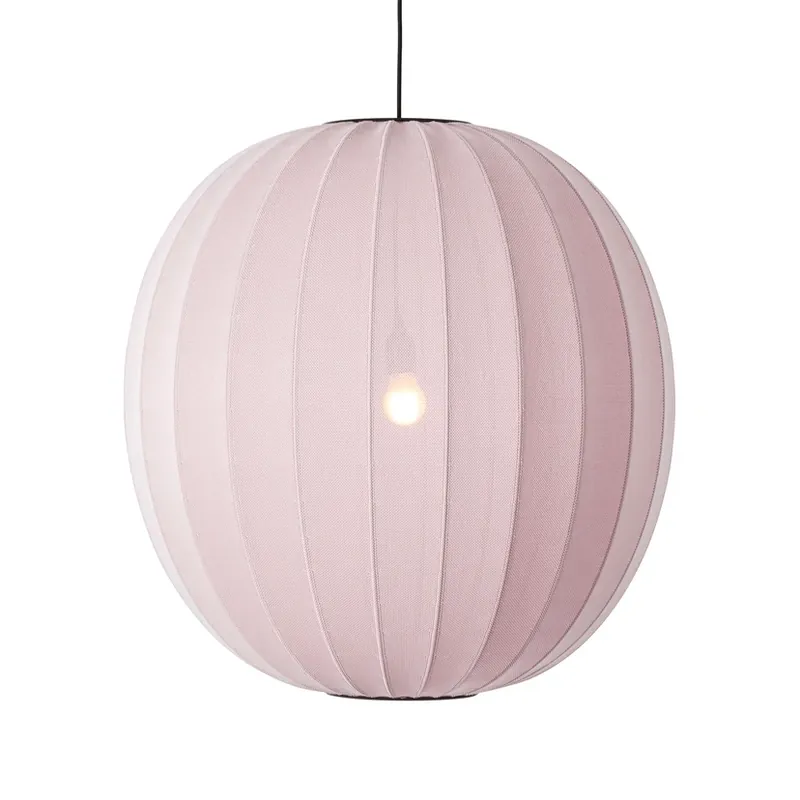 Reducere de preț Lampă suspendată Knit-Wit 75 Round Light Pink - Made By Hand