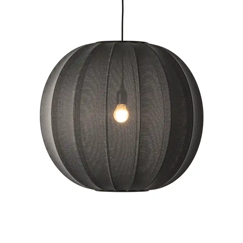 Preț redus Knit-Wit 60 Round Lustră Pendul Black - Made By Hand