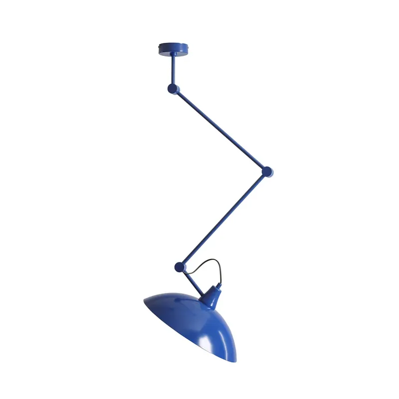 Lampa suspendată Melos, albastră, Ø 36 cm, metal - ALDEX Nu rata