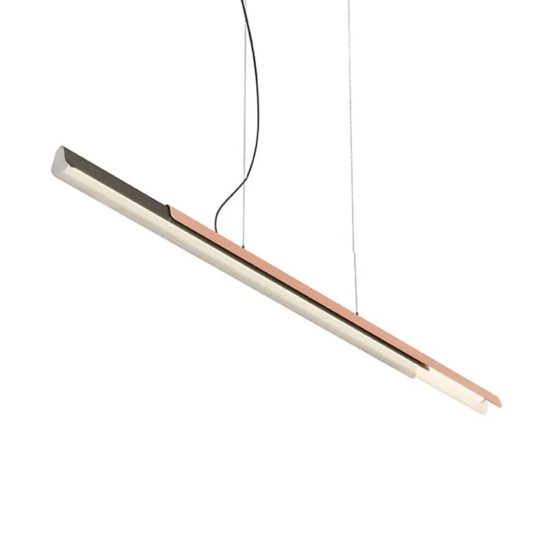 Promoție Dala Linear Lustră Pendul 2700K Dark Grey/Copper - KDLN