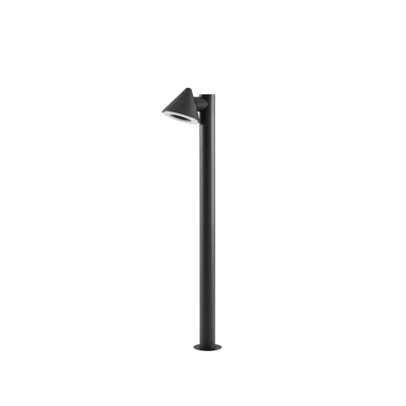 Bornă luminoasă LED Soran, metal, înălțime 100 cm, negru, IP44 - Lindby Comandă acum