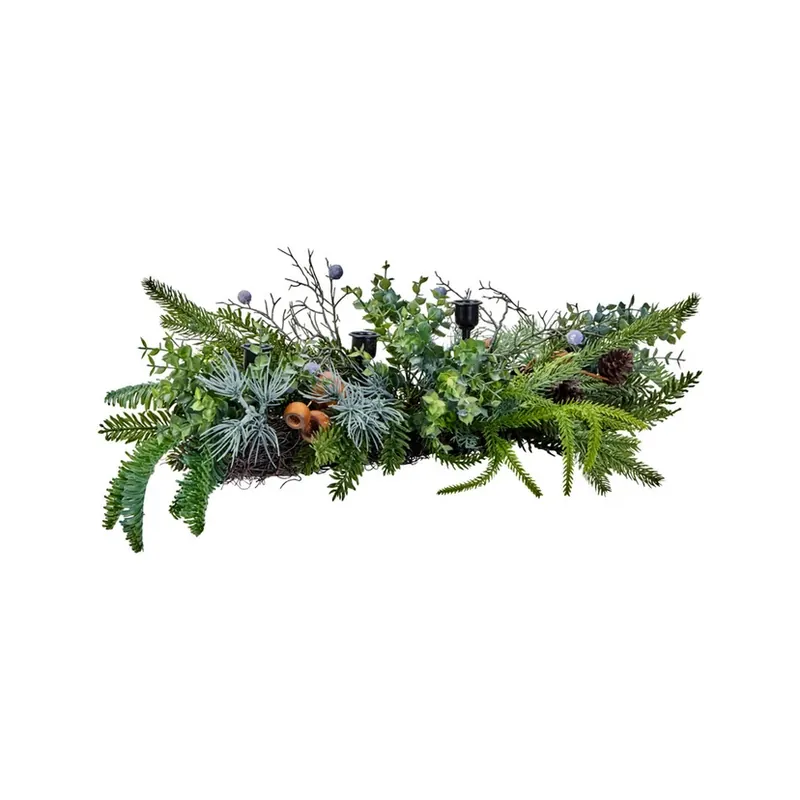 Sfeșnic decorativ, lungime 65 cm, verde - House Doctor Ieftin