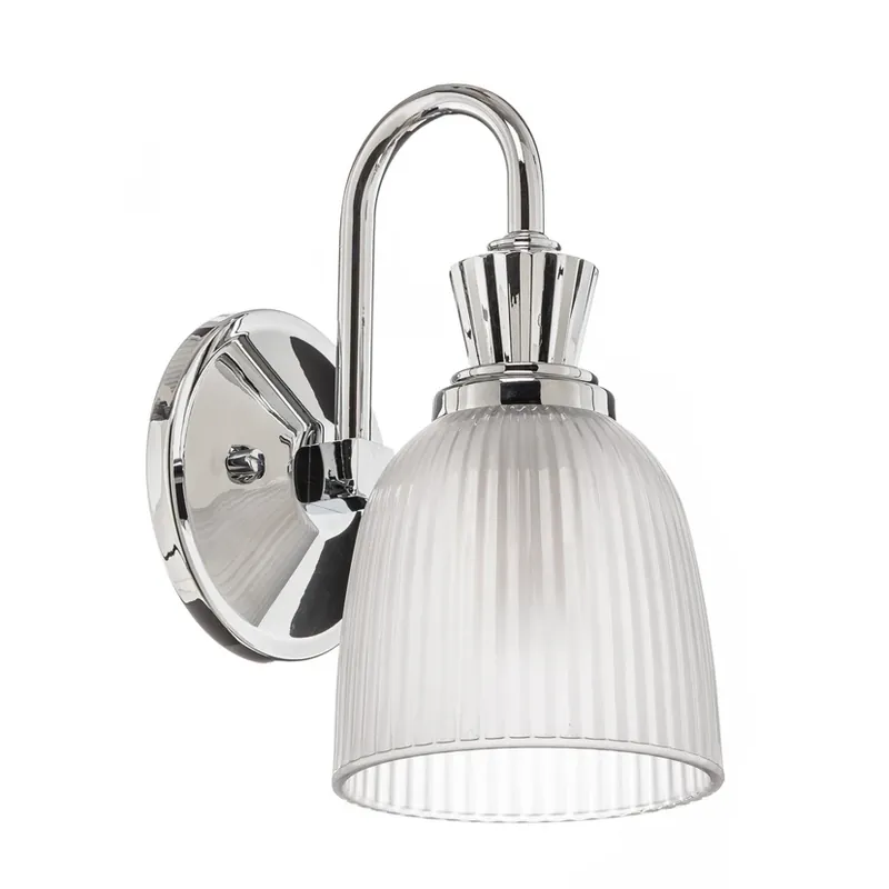 Aplică de perete cu LED Cora, cu 1 bec, sticlă, IP44 - Elstead Noutate