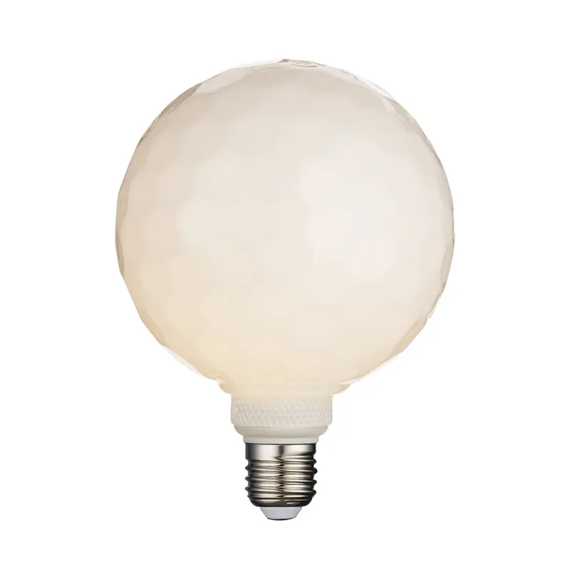 Ofertă de sezon Bec LED Colors Geo G125, E27, opal, 3.000 K, 2,5 W - Halo Design