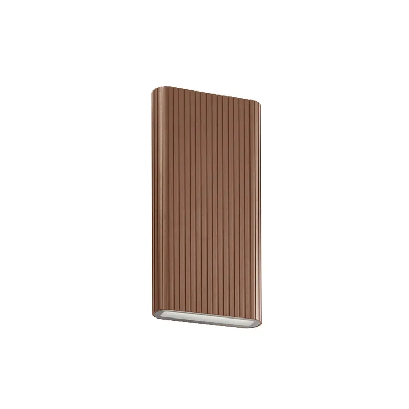Lampa de perete pentru exterior Raija cu LED, maro închis, 40 cm, CCT - Lucande Preț redus