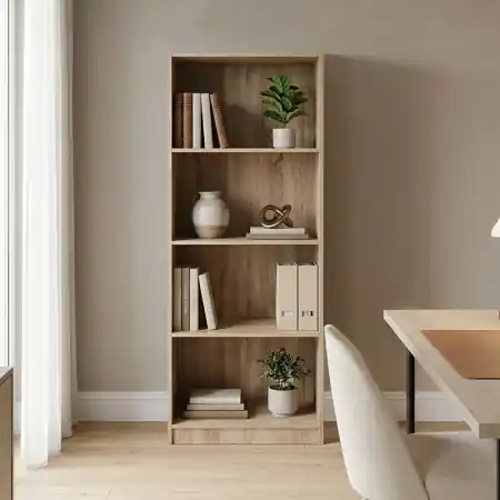 Expediere rapidă Biblioteca, Kendy, Sonoma, 30x60x167 cm