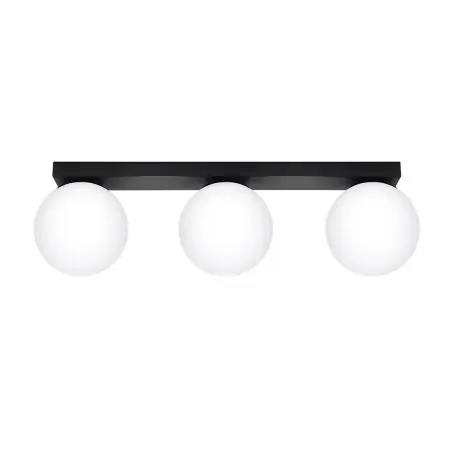 Plată sigură Lustra Yoli Negru 50x12x14.5 cm