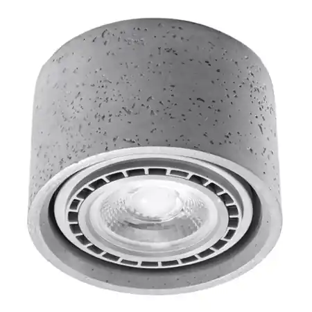Lustra Basic din beton Gri 14x14x9 cm Cumpărături sigure