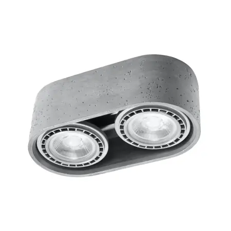 Lustra Basic din beton Gri 27x14x9 cm Chilipir
