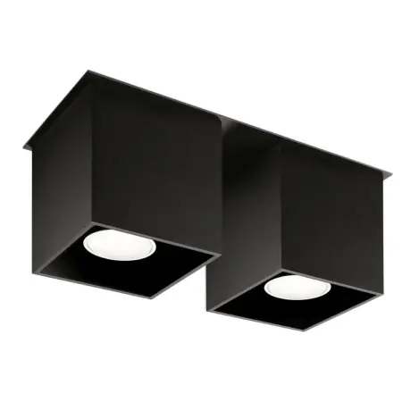 Lustra Quad Negru 26x11x12 cm Noutate