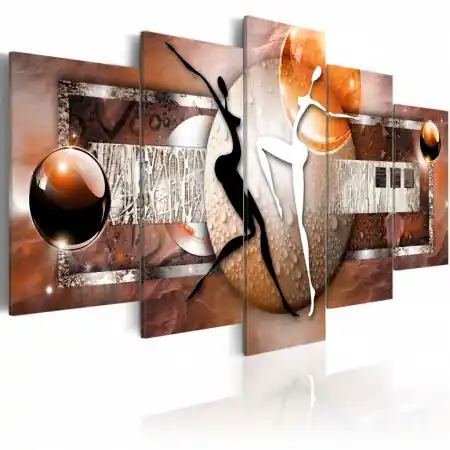 Cel mai vândut Tablou - Dance of elements earth 200x100 cm