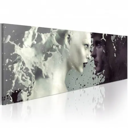 Tablou - Demons in your eyes... 120x40 cm Premium