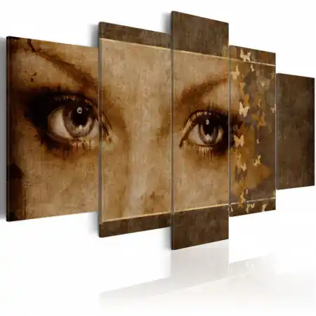 Ofertă Tablou - Eyes like butterflies 200x100 cm