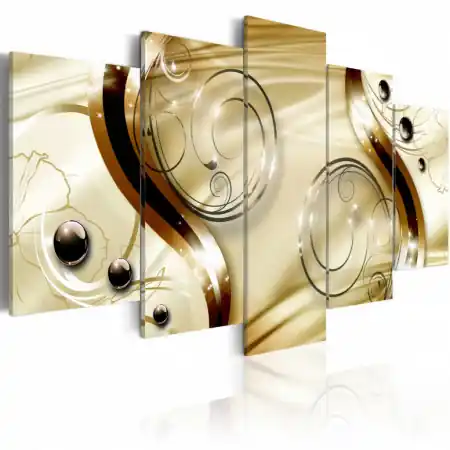 Reducere Tablou - Gold nymph 100x50 cm