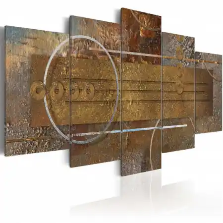 Retur ușor Tablou - Golden Depths 200x100 cm