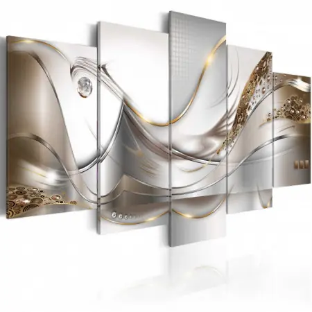 Premium Tablou - Golden Flight 100x50 cm