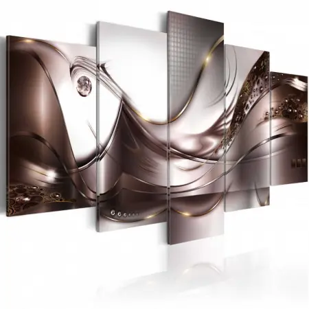 Livrare expres Tablou - Golden Storm 200x100 cm