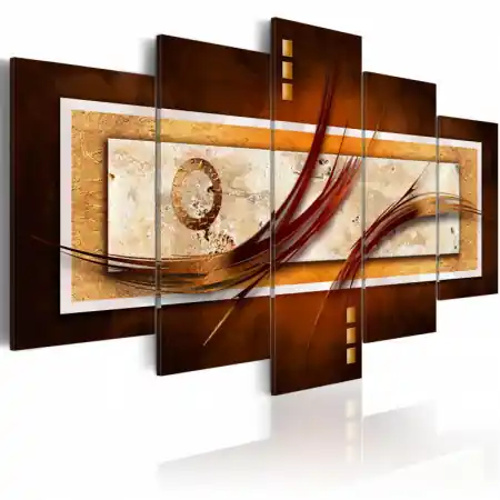 Tablou - Iridescent brown 100x50 cm Preț mic