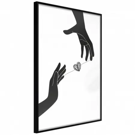 Poster - Instant Connection, cu Ramă neagră, 30x45 cm Retur ușor