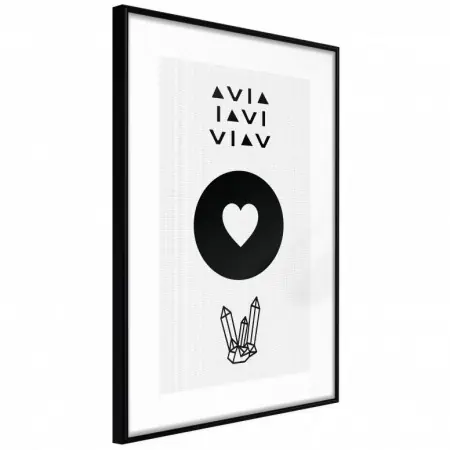 Poster - Kindness, cu Ramă neagră, 30x45 cm Mai ieftin