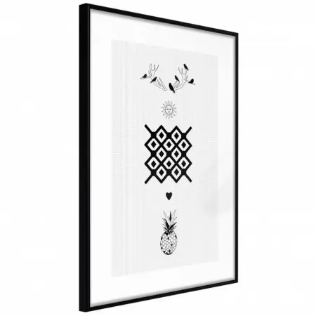 Poster - Creativity, cu Ramă neagră, 30x45 cm Cel mai bun preț