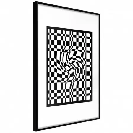 Bestseller Poster - Op Art, cu Ramă neagră, 40x60 cm